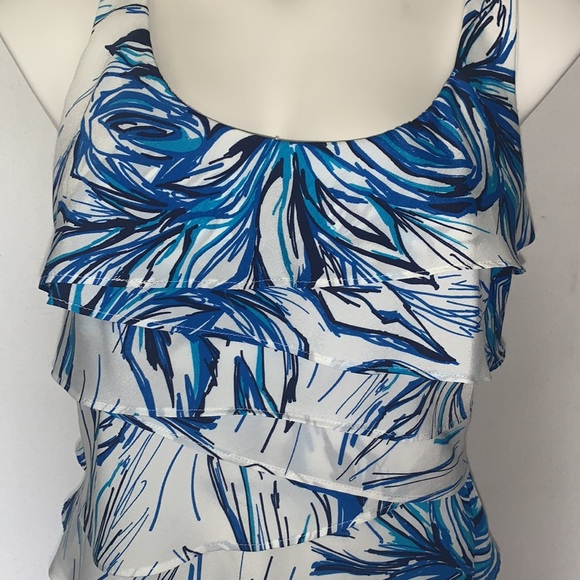 Dressbarn Ruffle Tier Dress - Picture 2 of 8